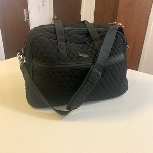 Vera Bradley black weekender bag